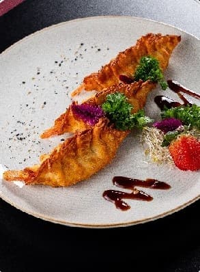 Pastel de Camarão com Queijo Cremoso