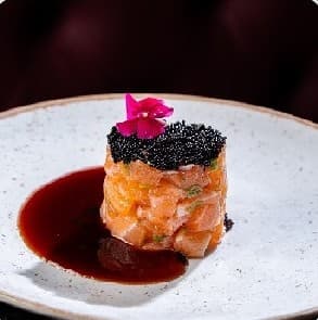 Tartar de Salmão com Ovas